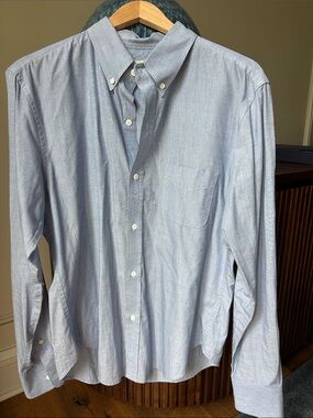 Band Of Outsiders Pale Blue Button-Down Dress Shirt